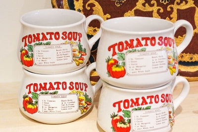 Product Feature: Vintage Tomato Soup Bowl Mugs